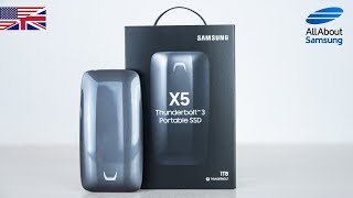Samsung Portable SSD X5 review english 4k