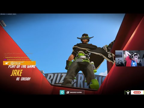 POTG! JAKE MCCREE - CASSIDY GAMEPLAY OVERWACTH SEASON 32 TOP 500