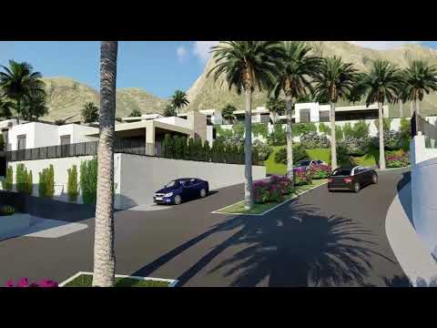 Detached villas with spectacular views from 194.000€ in Polop, Costa Blanca