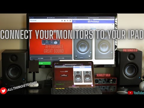How To Connect Your Studio Monitors To Your iPad Air 4 or iPad Pro For Better Audio Playback