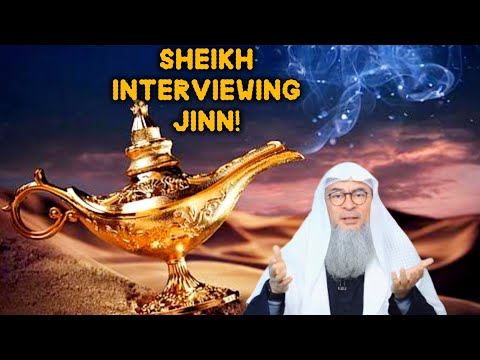 A Sheikh in Egypt interviewing Jinn, can we watch it? #jinn #ramadan #islam #islamic assim al hakeem