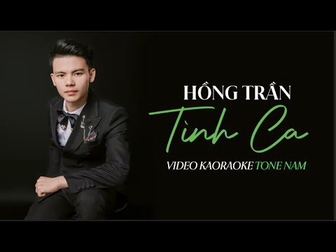 Hồng Trần Tình Ca | Karaoke Tone Nam | Nhạc Hoa Lời Việt Hot TikTok | Beat Trần Anh Tuấn