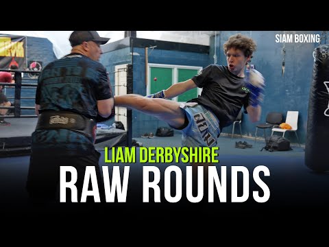 Raw Rounds: Liam Derbyshire - Muay Thai Training | Kiet Muay Thai