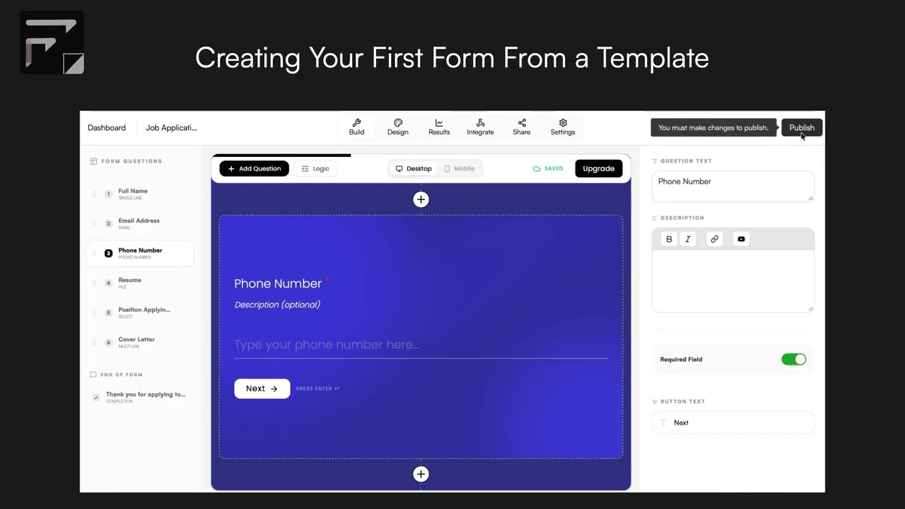 FlowyForm video preview
