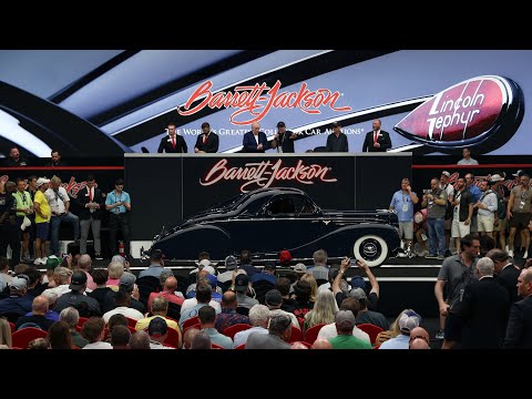 SOLD! 1939 Lincoln Zephyr Custom by Paul Jr Designs - BARRETT-JACKSON 2025 PALM BEACH AUCTION