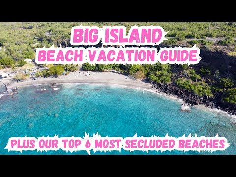 OUR TOP 6 SECLUDED BEACHES ON THE BIG ISLAND//+ HAWAII'S BEST BEACHES//HAWAIIAN BEACH VACATION GUIDE