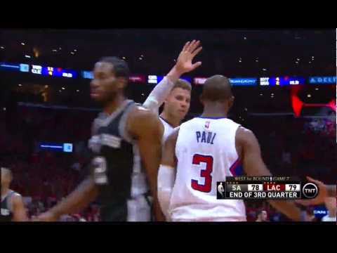 Chris Paul leaves Blake Griffin hanging. Game 7 Play Offs 2015