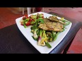 Fried Salmon With Potato Salad | Healthy & Tasty