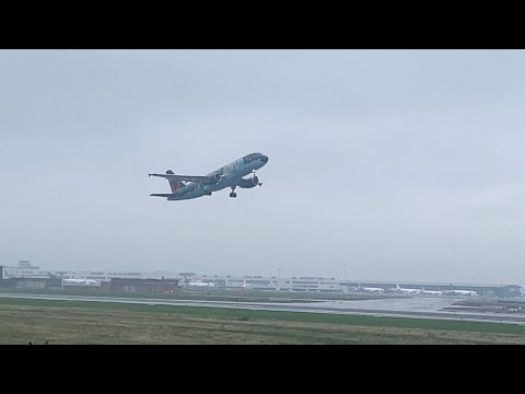 Brussels airline takeoff Brussels airport zaventem spotting