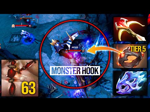 What A Monster Hook | Crazy 80Min Game - Giant Pudge w/ 32 Kills 63 Flesh Heap | Pudge Official
