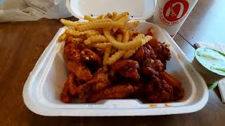I decided to get some wings and fries from  American Deli