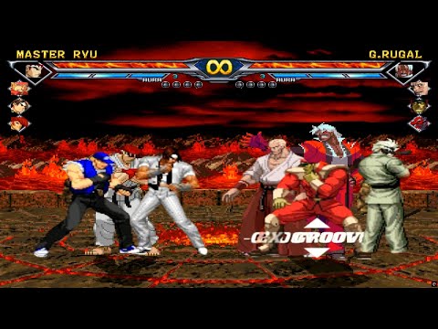 TEAM OF MASTER RYU VS TEAM OF GOD RUGAL FT: TERRY KYO VS GEESE BISON MRKARATE 