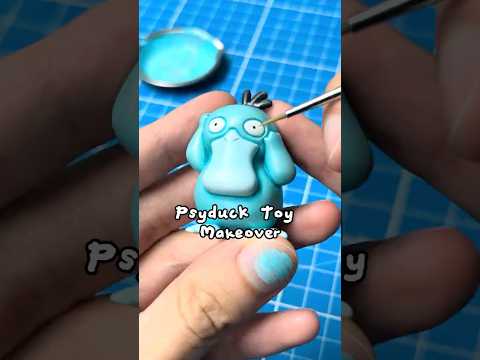 My Childhood Psyduck Toy Receives the ✨SHINY✨ Makeover Treatment #pokemon #toys #makeover
