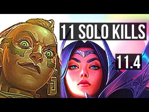 ILLAOI vs IRELIA (TOP) | 11 solo kills, 500+ games, Rank 10 Illaoi | EUW Master | v11.4
