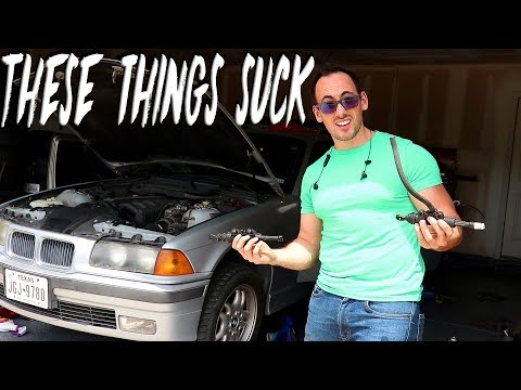 How to install E36 BMW clutch Mater/Slave cylinders + clutch delay valve delete