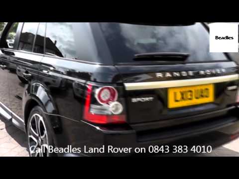 Beadles Santorini Black 2013 Land Rover Range Rover Sport SDV6 HSE BLACK 3l
