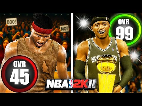 Going from 45 to 99 OVR in 1 Video | NBA 2K11