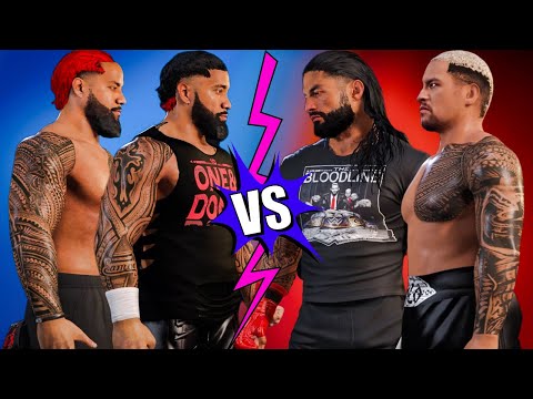 Team Bloodline Collide In WWE 2K22