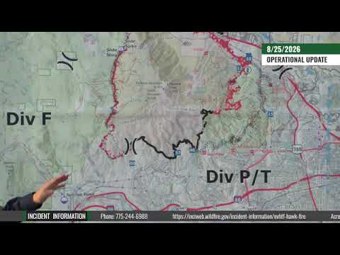 Hawk fire updates: Reno officials discuss wildfire containment efforts as evacuations warnings lift