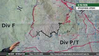 Hawk fire updates: Reno officials discuss wildfire containment efforts as evacuations warnings lift