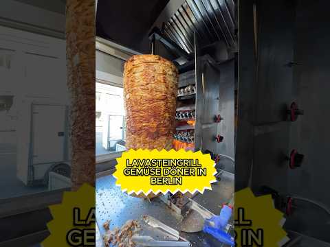 Berlin's Best Gemüse Döner? Lavasteingrill Gemüse Kebab an der Hermannstraße 🚉🔥 #foodie #berlin