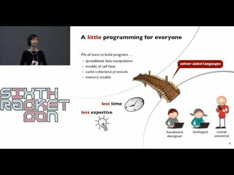 (sixth RacketCon): Emina Torlak -- Synthesis and Verification for All