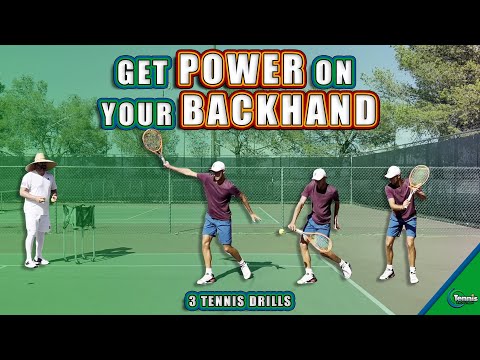 Hit A Modern One Handed Backhand I TENNIS LESSON