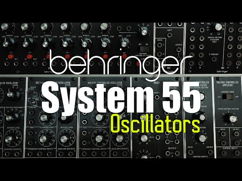 Демонстрация осцилляторов Behringer