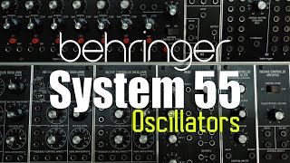 Video thumbnail for Behringer System 55 Oscillators by Tim Shoebridge