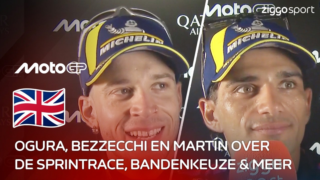 Martín: 'Ik was zeker van mijn bandenkeuze'🗣️| Interview met Ogura, Bezzecchi en Martín na MotoGP