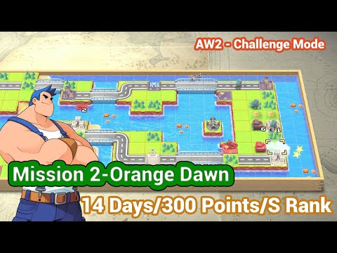 AW2 - Mission 2 - Orange Dawn - Challenge Campaign | Advance War 1+2 Re-boot Camp