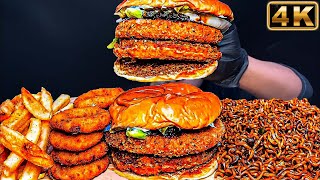 Download lagu MUKBANG ASMR | Korean BurgerKing New Menu Golden Cheese Rella Burger&Jjapageti 버거킹 골든 치즈렐라 버거 & 짜빠게티 mp3