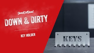 Custom Metal Key Holder for Wall | SendCutSend