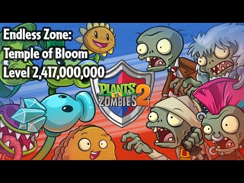 PvZ 2: Endless Zone: Temple of Bloom - Level 2,147,000,000