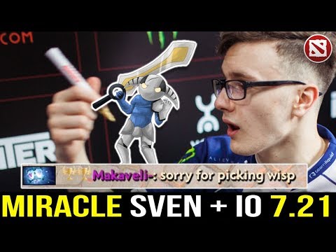 Miracle with his friends are destroying Pub with SVEN + IO Combo