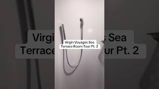 Virgin Voyages Sea Terrace Room Tour Pt. 2 #cruise #virginvoyages #blacktravel