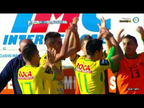 Gol de Lucero. Defensa y Justicia 3 - Crucero del Norte 1 | B Nacional - Fecha 35