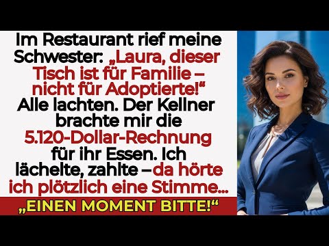 Beim Familienessen sagte meine Schwester: „Such dir einen Platz“ – dann gab sie mir 5.120 $