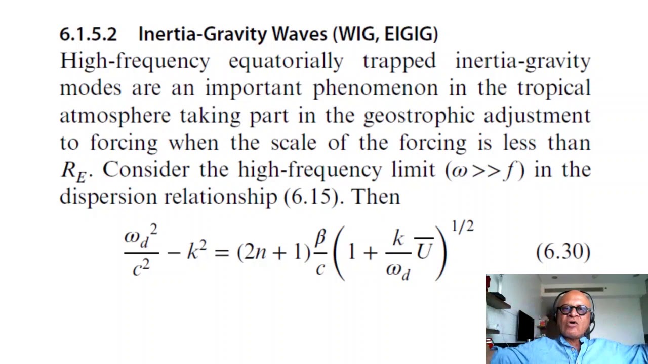 8   Inertial Gravity Waves and Mixed Rossby Gravity Waves
