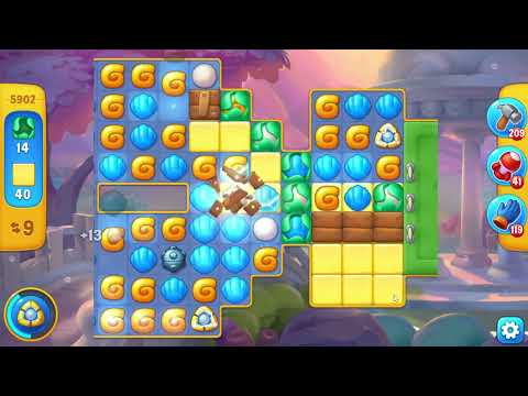 Fishdom 5902 Level - 18 moves - NO BooSTERS