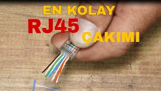 RJ45 Soketi Çakmanın En Kolay Yolu