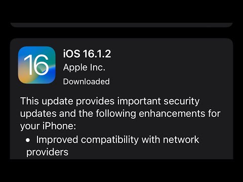 iOS 16.1.2 released
