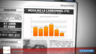 preview picture of video 'Terrain à vendre, Moulins Le Carbonnel (72), 34000€'
