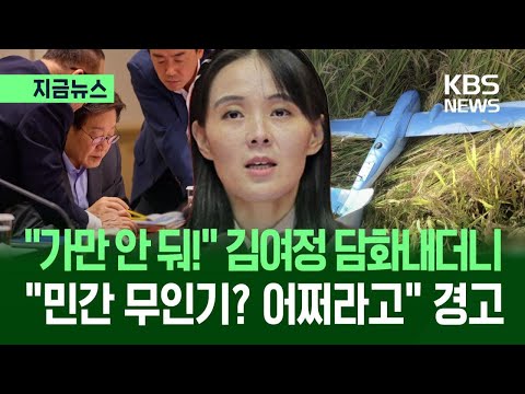 김여정 “명백한건 한국발 무인기의 영공침범…설명 있어야”