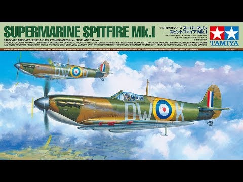 FULL VIDEO BUILD TAMIYA SUPERMARINE SPITFIRE Mk.I