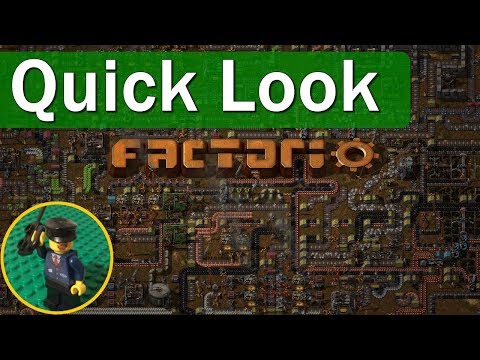 Factorio - Quick Look | Killing aliens with conveyor belts!
