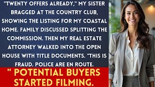 Sister Listed My Beachfront Property For $2.3M — My Real Estate Attorney Was At The Open House