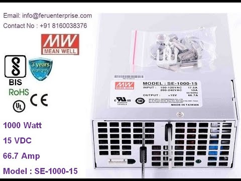 SE-1000-12 Meanwell SMPS Power Supply