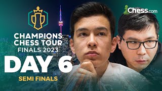 Champions Chess Tour Finals 2023 Semis Day 2 | Can Fabiano & Wesley Comeback vs. Magnus & Nodirbek?