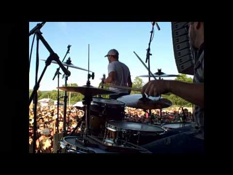 James Wesley drum cam at Frog Fest playing Cornfield With Vegas Lights